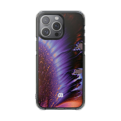 Ethereal Corona · Clear Impact Magnetic Phone Case for iPhone · Purple