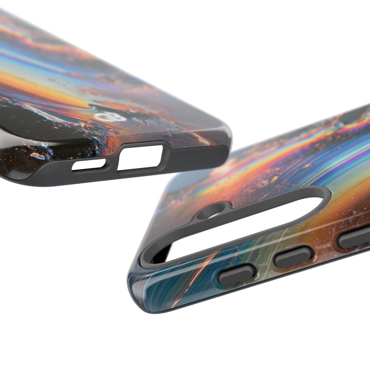 Prismatic Aura Flow · Tough Phone Case for Samsung · Blue