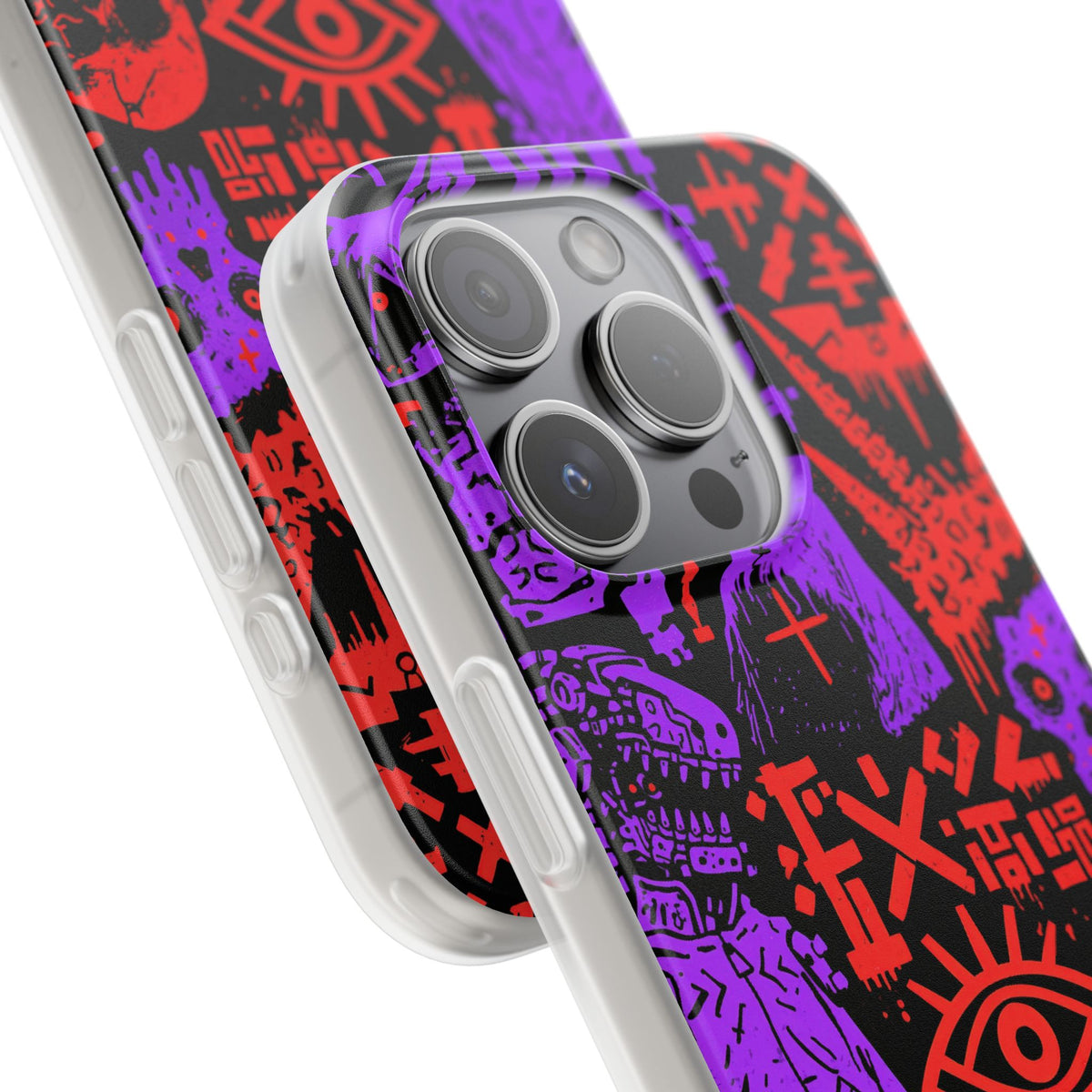Underground Cyber Glyphs · Lite Phone Case for iPhone ·  Black