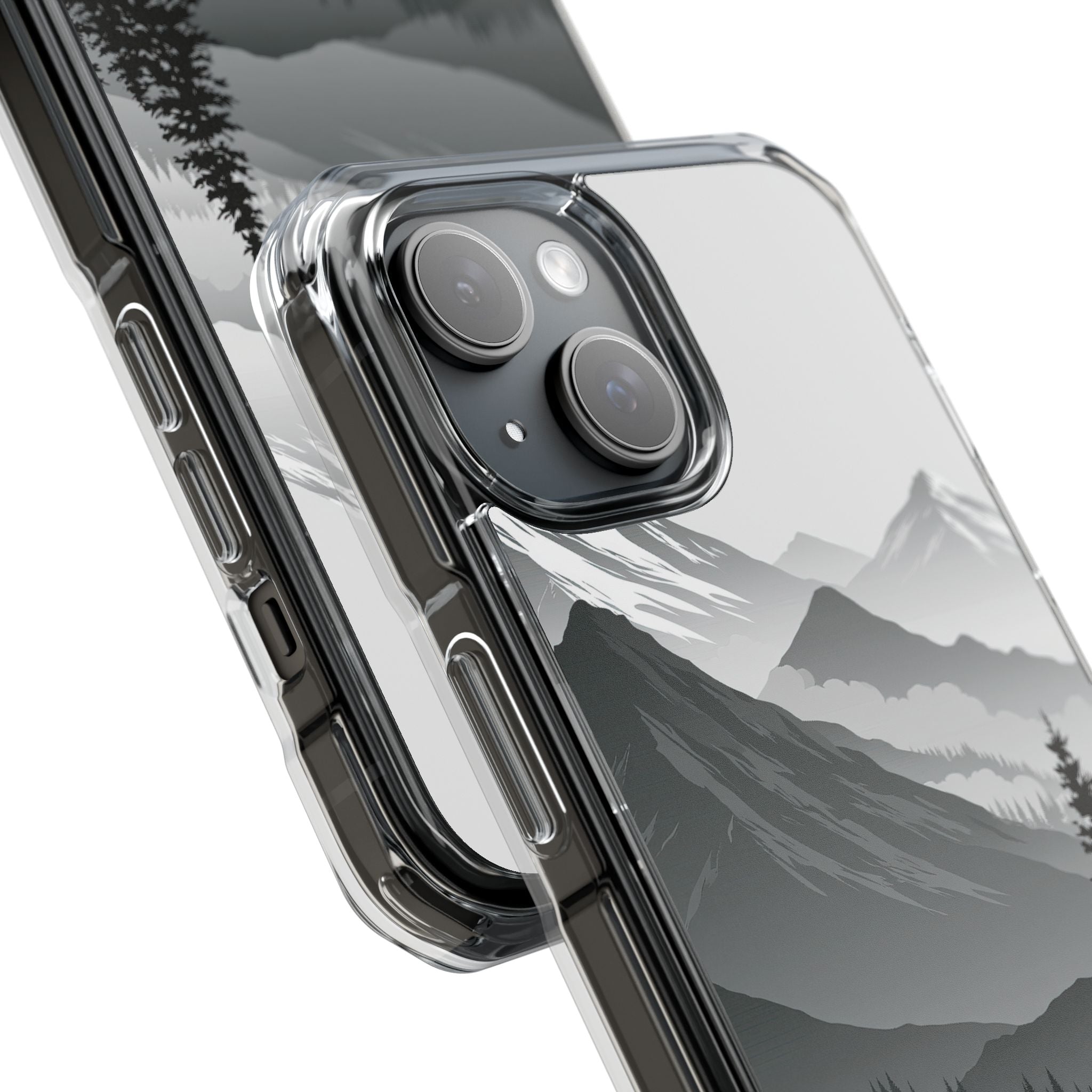Grey Impact MagSafe Phone Case for iPhone - Granite Ridge Mist