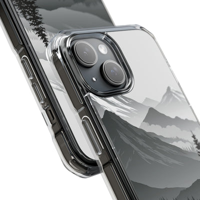Grey Impact MagSafe Phone Case for iPhone - Granite Ridge Mist