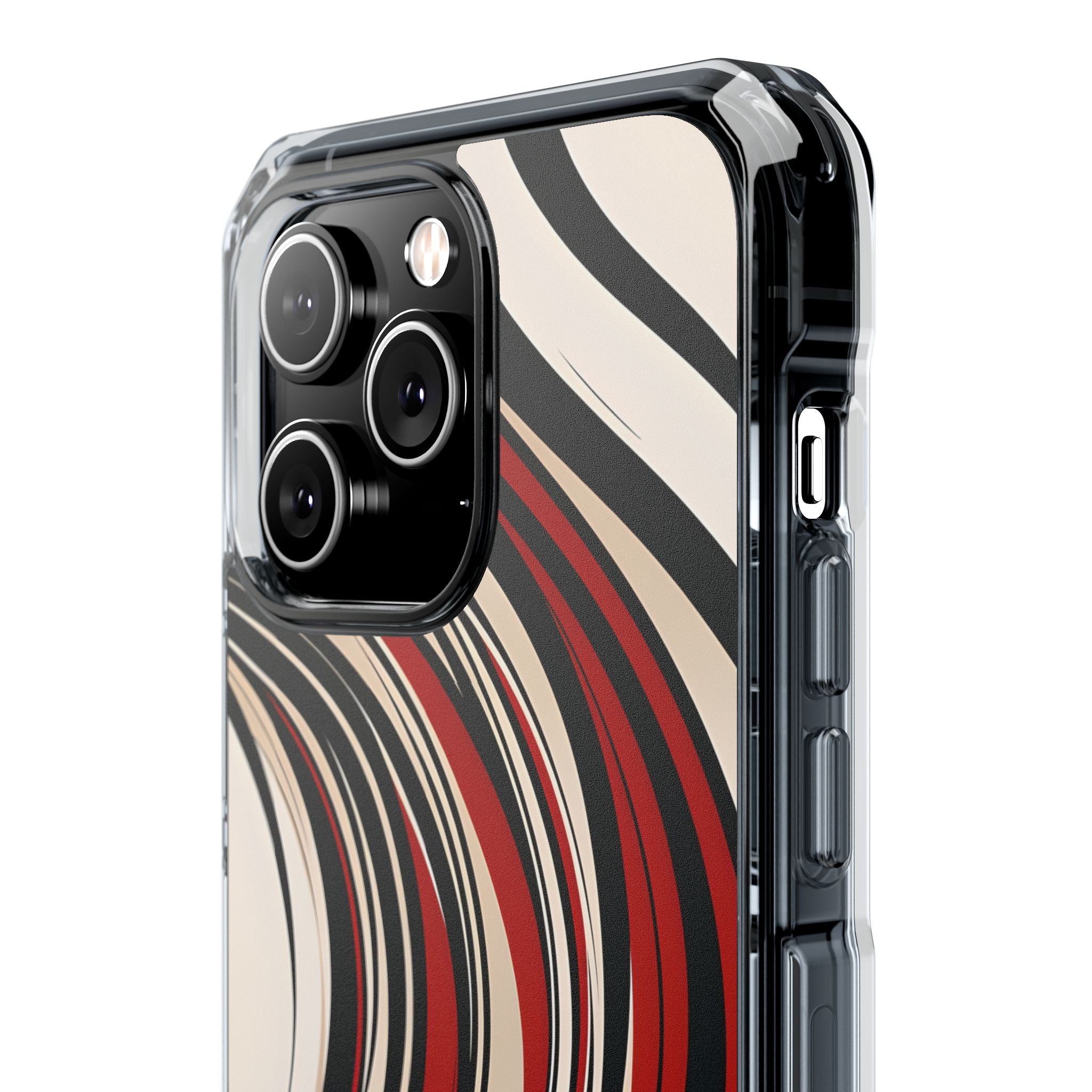 Karmesin Fluss Wellen · Impact Handyhülle für iPhone · Magsafe