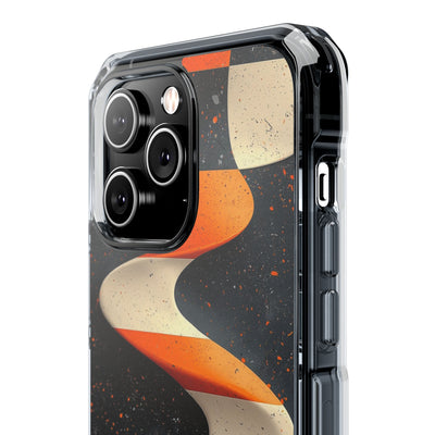 Orange Grit Twist · Impact Handyhülle für iPhone · Magsafe
