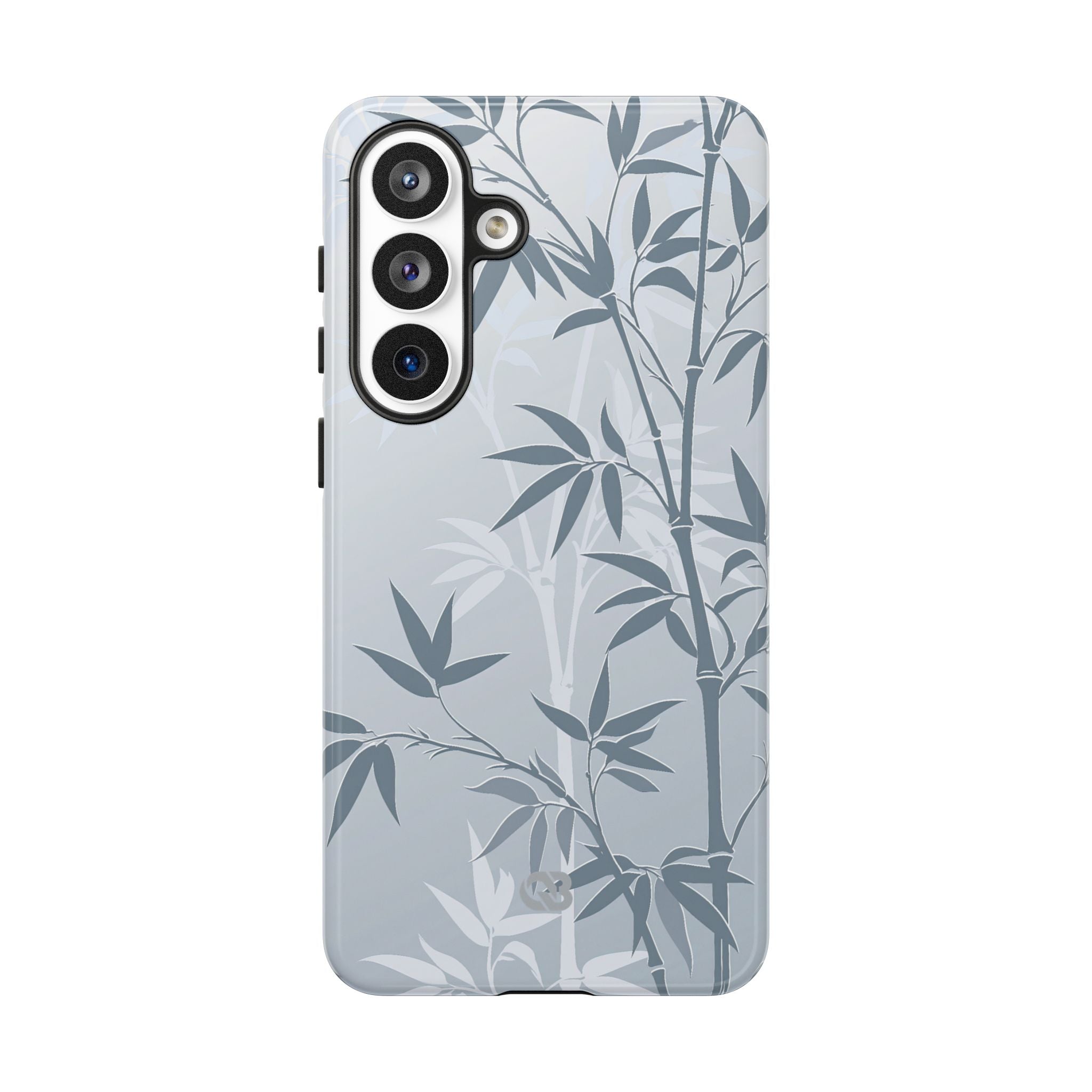 Blue Tough Phone Case for Samsung - Slate Bamboo Shadow
