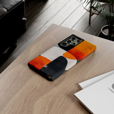 Burnt Amber Flow · Tough Phone Case for Samsung