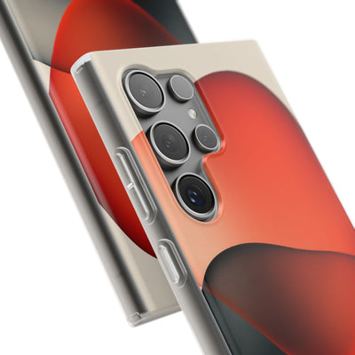 Translucent Crimson Form · Lite Phone Case for Samsung · Red