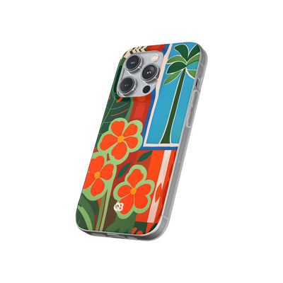 Vivid Jungle Collage · Soft Case dla iPhone