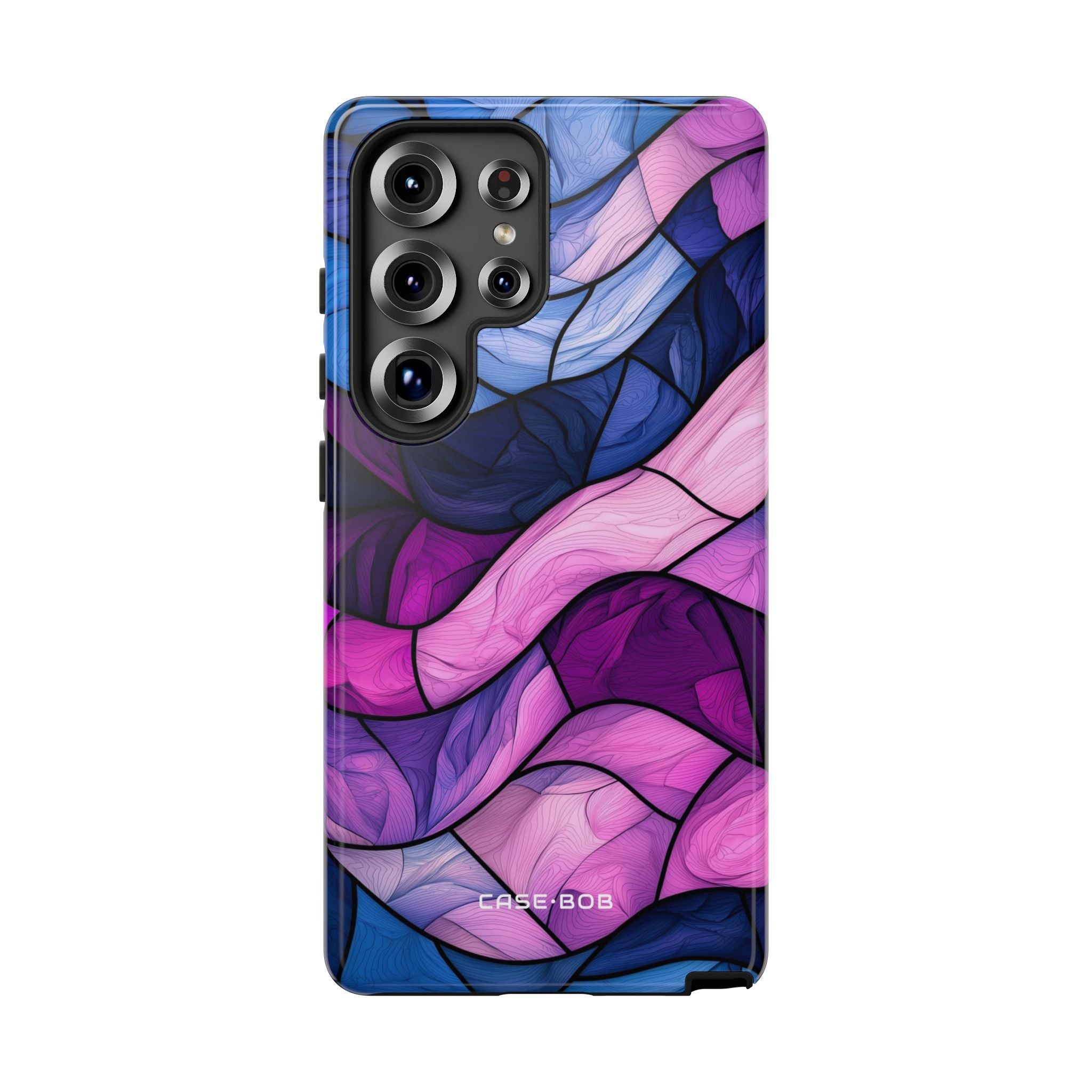 Wellenförmiges Leuchten Samsung S25 Ultra Case - Tough