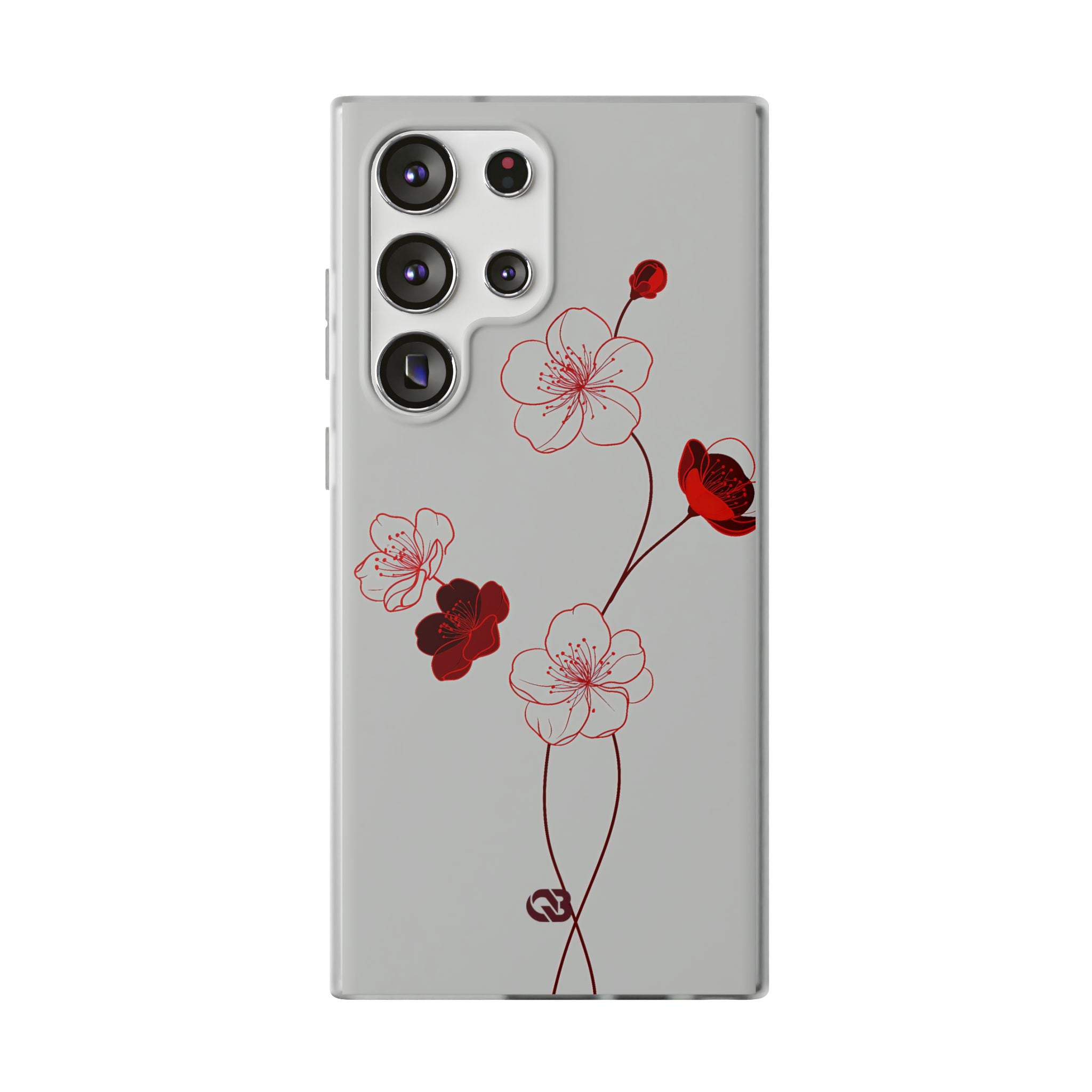 Red Lite Phone Case for Samsung - Kyoto Ember Bloom