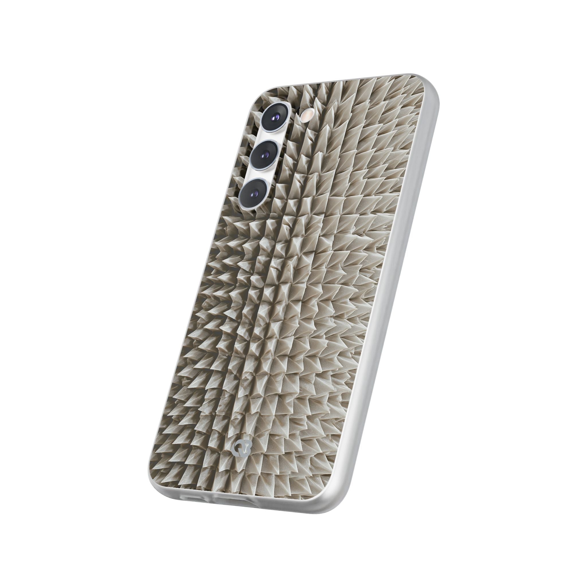 Beige Lite Phone Case for Samsung - Bone Spiked Grid