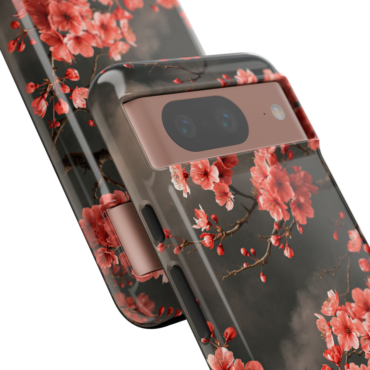 Dark Sakura Nocturne · Tough Phone Case for Pixel ·  Black