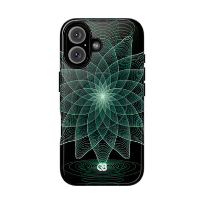 Verdant Harmonic Bloom · Tough 2.0 Magnetic Phone Case for iPhone · Black