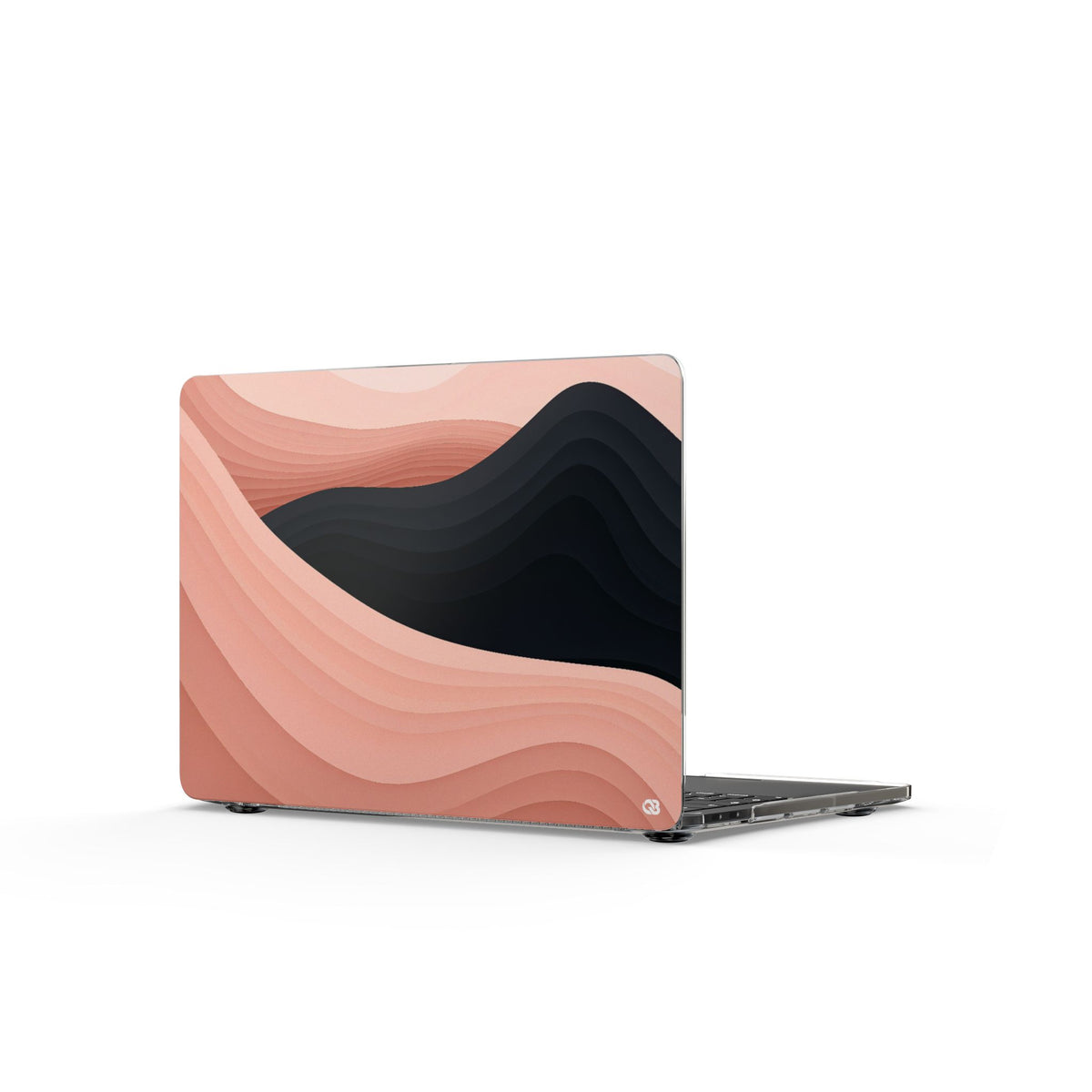 Terracotta Dunes · Clear Hard Case for MacBook · Pink