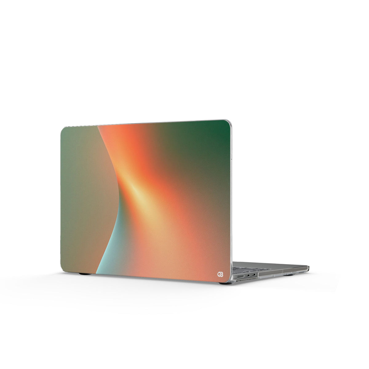 Radiant Contour · Clear Hard Case for MacBook · Orange