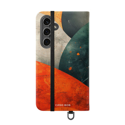 Sweeping Ember Bands - Samsung S24 Plus Case - Wallet