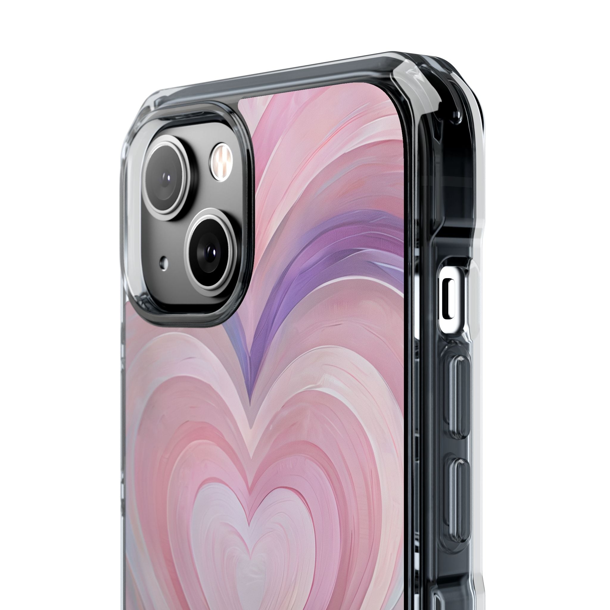 Lavender Pulse Hearts · Impact Magsafe