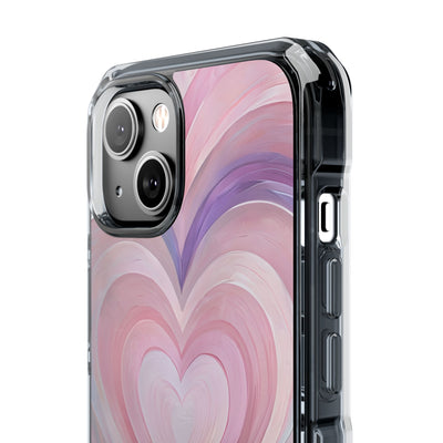 Lavender Pulse Hearts · Impact Magsafe