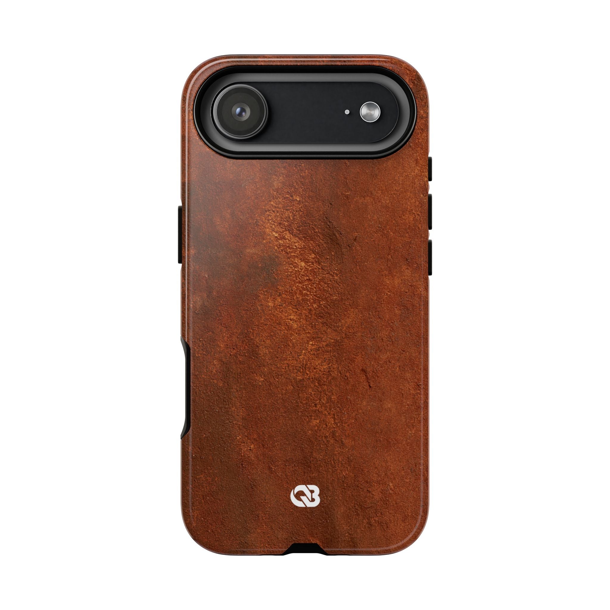 Orange Tough Phone Case for iPhone - Oxidized Iron Crust
