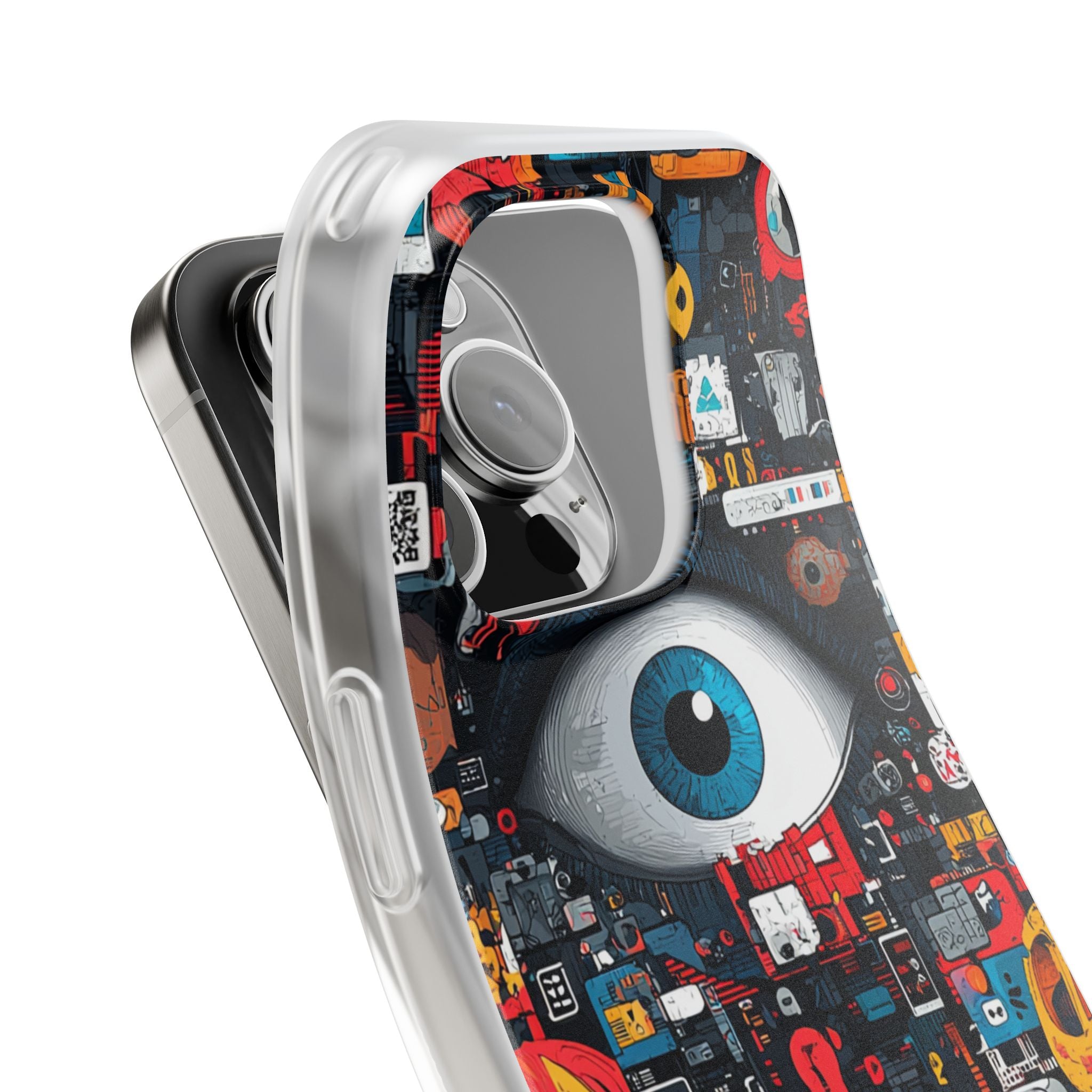 Digital Eye Blue iPhone 16 Pro Case - Soft