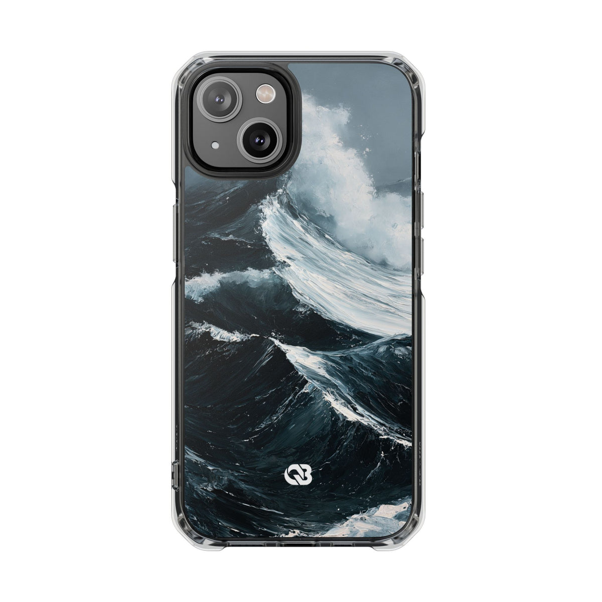 Nordic Swell · Clear Impact Magnetic Phone Case for iPhone · Blue