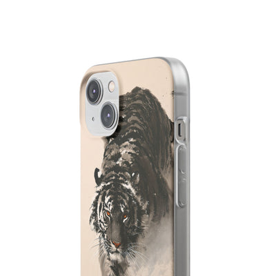 Ink Wash Tiger · Lite Phone Case for iPhone ·  Beige