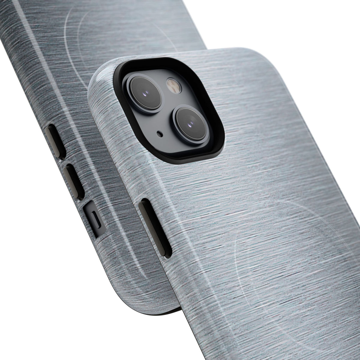 Brushed Aluminum · Tough 2.0 Magnetic Phone Case for iPhone · Silver