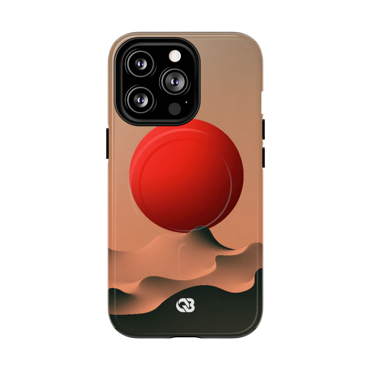 Crimson Sol Ridge · Tough 2.0 Magnetic Phone Case for iPhone · Red