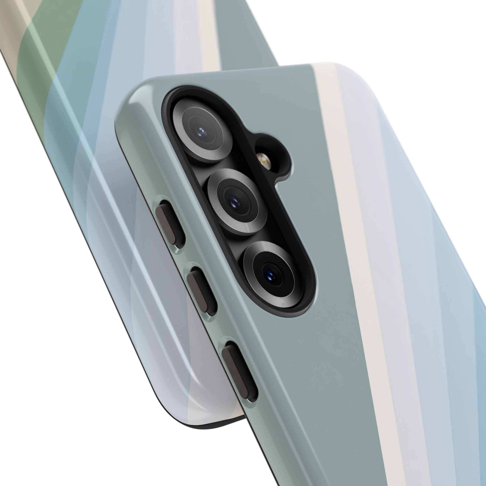 Green Tough Phone Case for Samsung - Sage Prism Beam