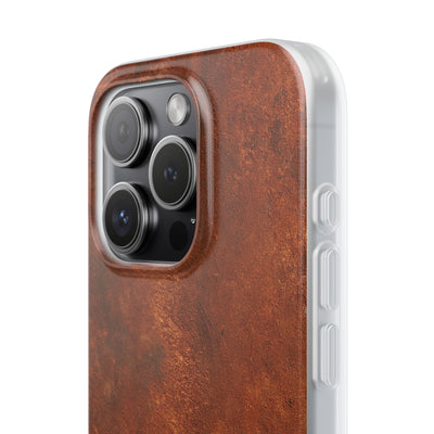 Orange Lite Phone Case for iPhone - Oxidized Iron Crust