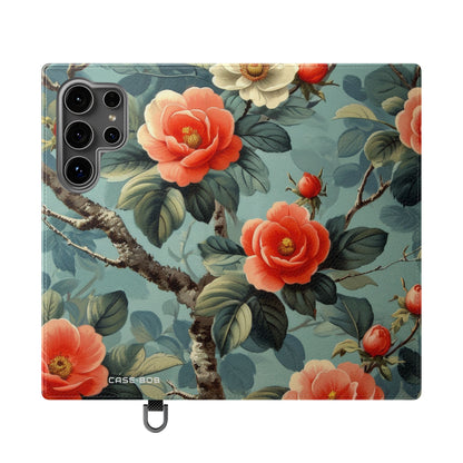 Pink Camellia - Samsung S24 Ultra Case - Wallet