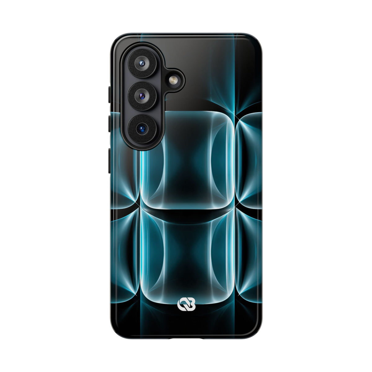 Cyan Core Matrix · Tough Phone Case for Samsung · Blue