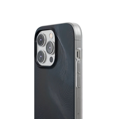 Black Lite Phone Case for iPhone - Obsidian Ridge Flux