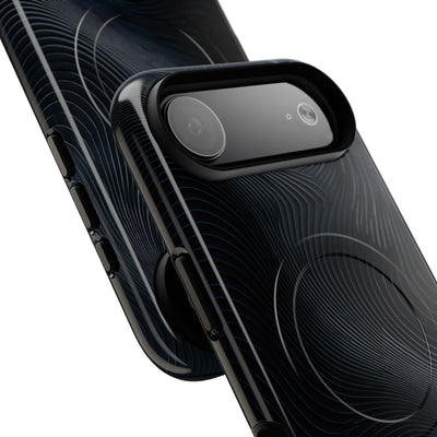Black Tough 2.0 Magsafe Phone Case for iPhone - Obsidian Ridge Flux
