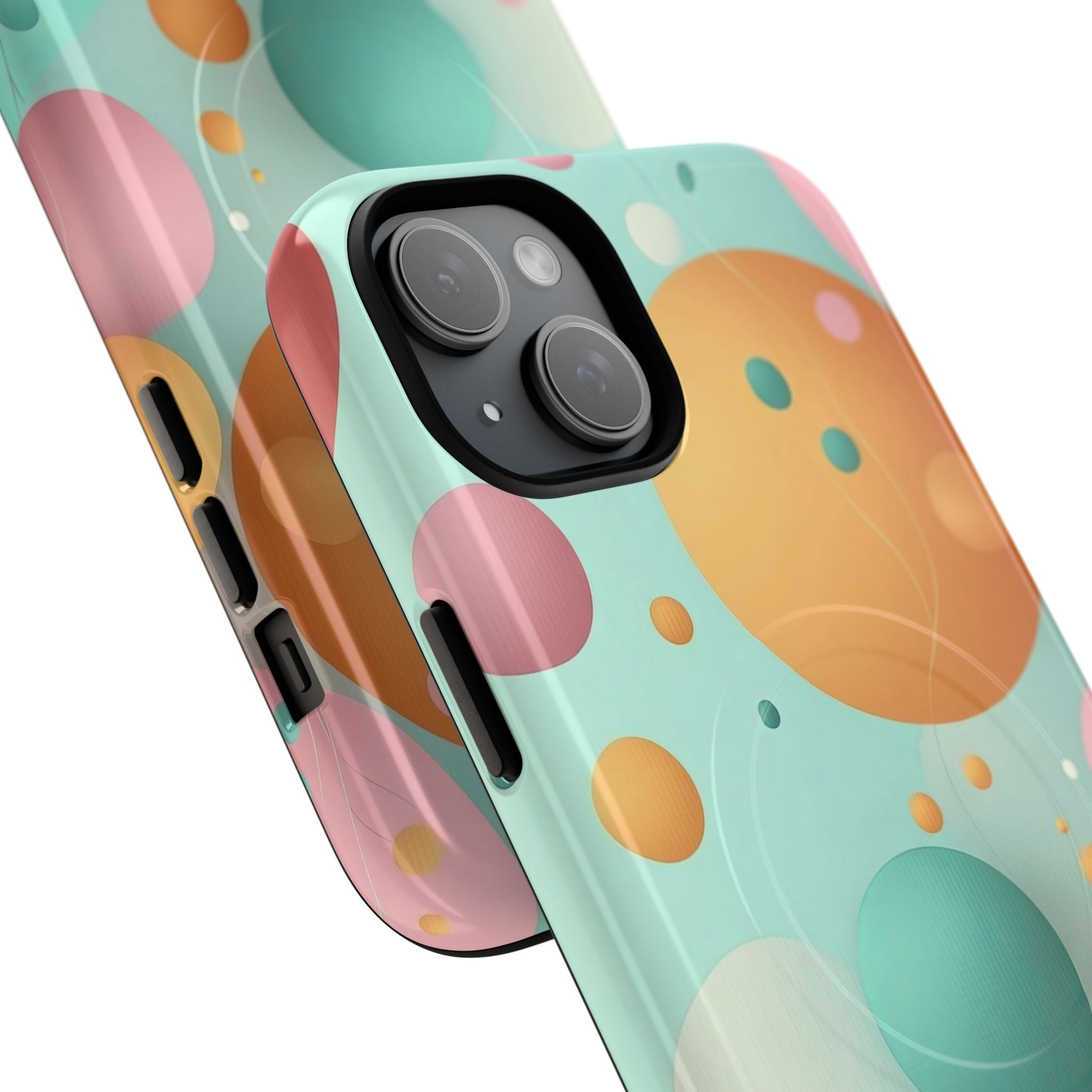 Pastel Circles iPhone 15 Plus Case - Tough+