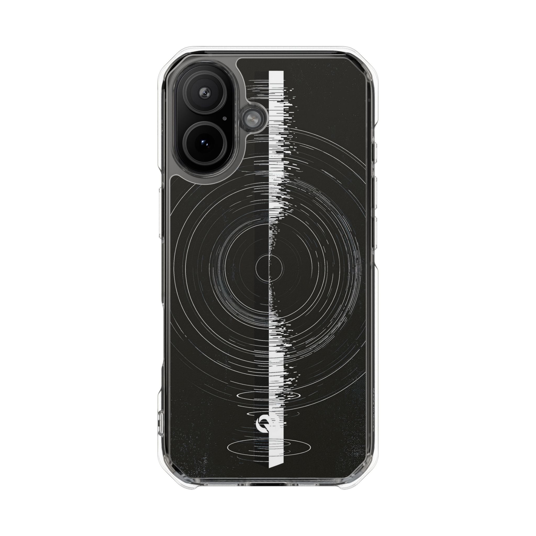 Black Impact MagSafe Phone Case for iPhone - Obsidian Orbital Signal