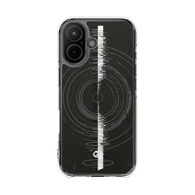 Black Impact MagSafe Phone Case for iPhone - Obsidian Orbital Signal