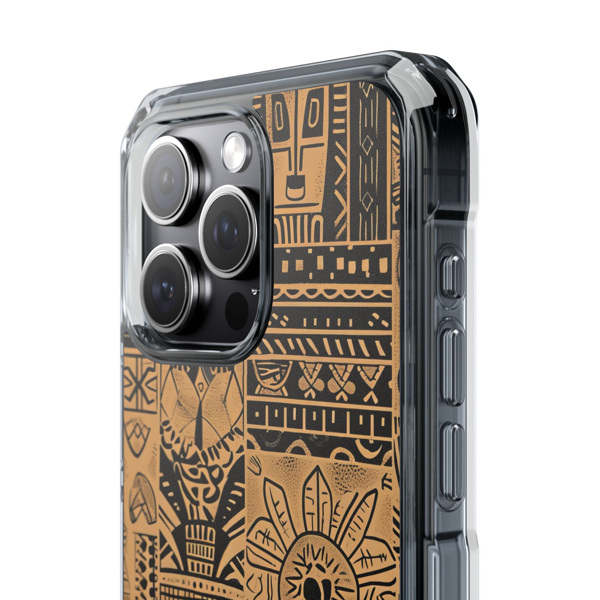 Tribal Faces iPhone 15 Pro Max Case - Impact