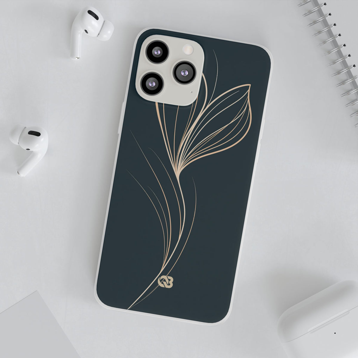 Botanical Contour · Lite Phone Case for iPhone ·  Teal