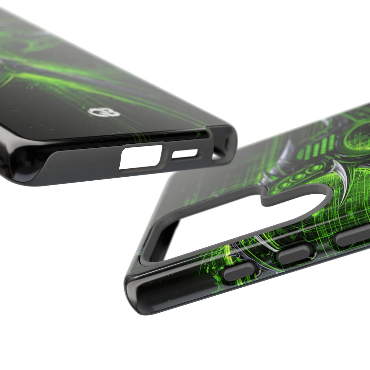 Cyber Sigil Grid · Tough Phone Case for Samsung · Green