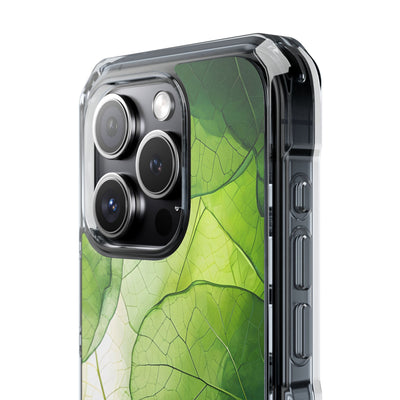 Emerald Leaf Veins · Impact Phone Case for iPhone · Magsafe