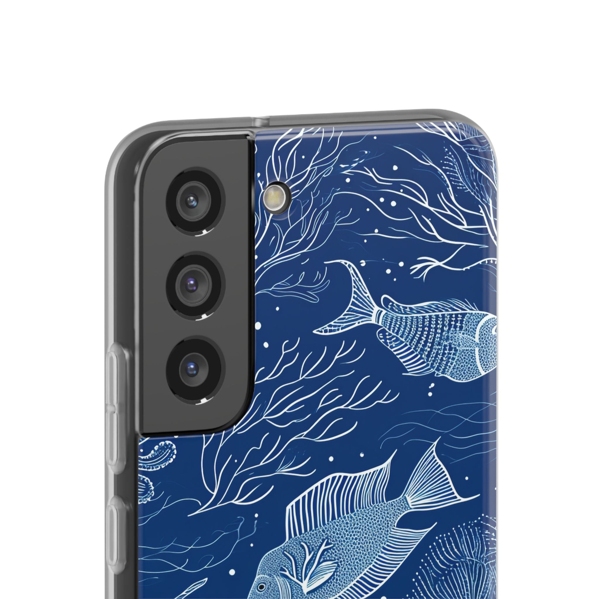 Navy Scale Reef Samsung S22 - Soft