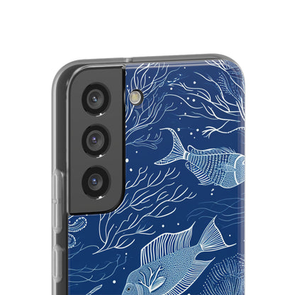 Navy Scale Reef Samsung S22 - Soft