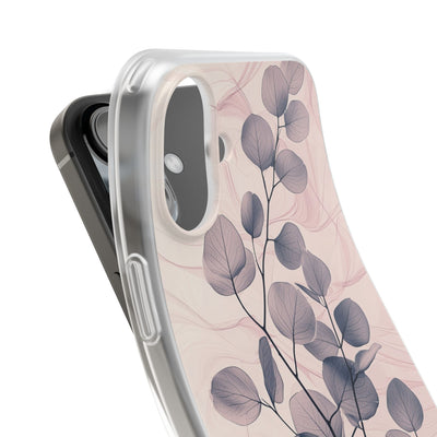 Ethereal Indigo Eucalyptus · Soft Phone Case for iPhone