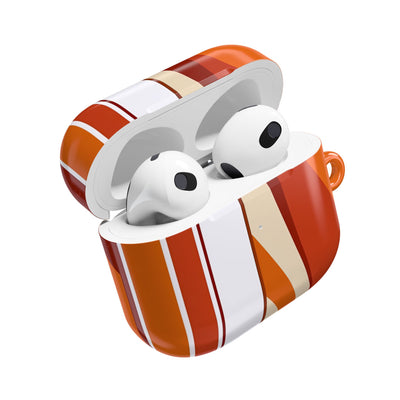 Terracotta Strata · Hard Case for AirPods & AirPods Pro · Orange