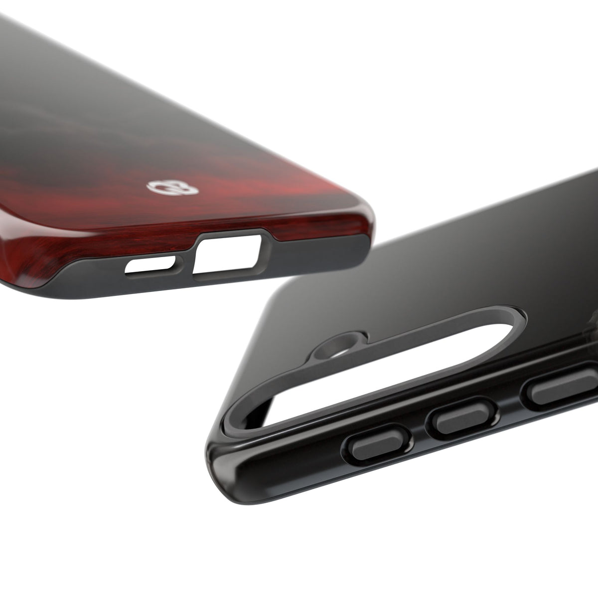 Crimson Fog Void · Tough Phone Case for Samsung · Black