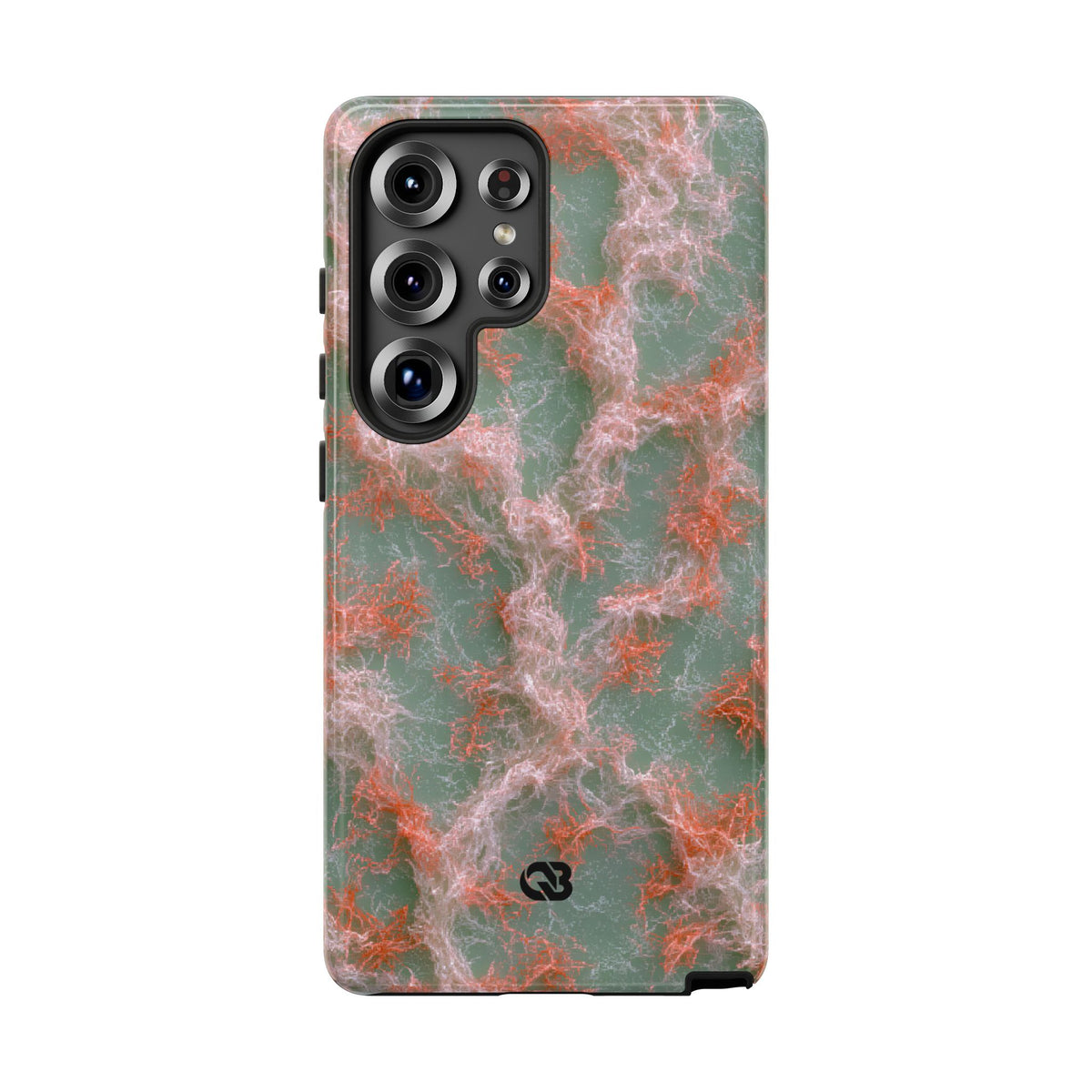 Coral Pixel Matrix · Tough Phone Case for Samsung · Green