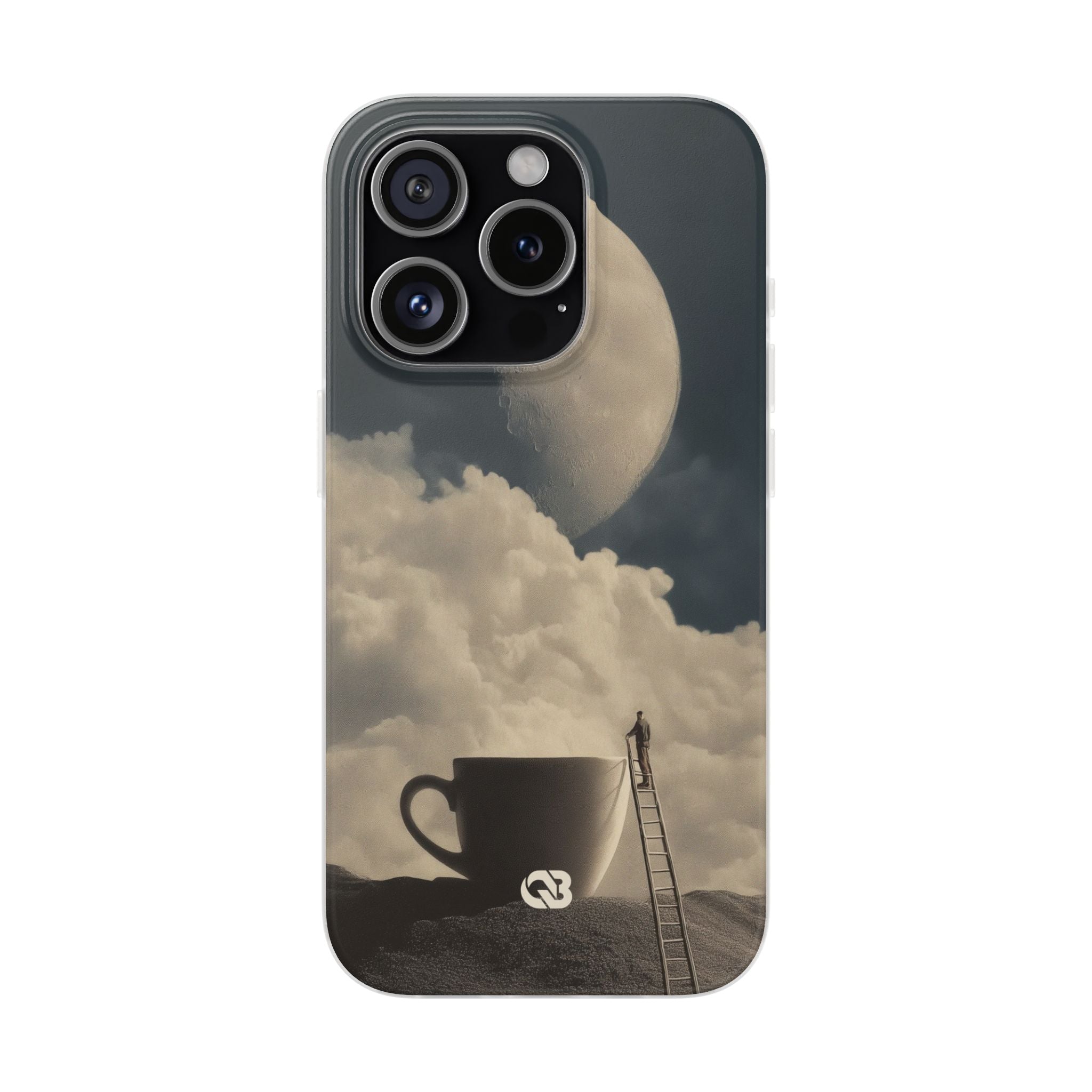 Midnight Brew Moon · Soft Mobilskal för iPhone