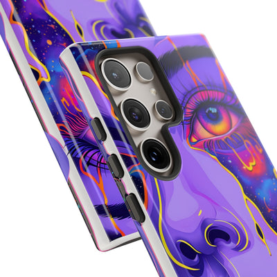 Violet Cosmic Gaze · Tough Custodia per Samsung