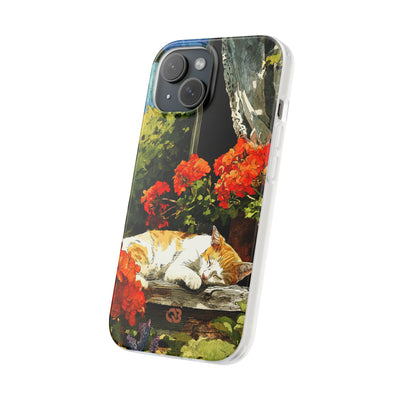 Sleeping Ginger Bloom · Soft Hoesje voor iPhone