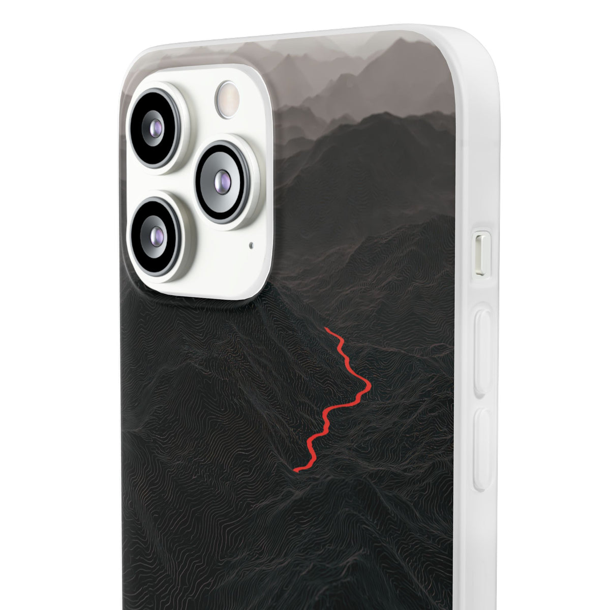 Crimson Ridge Pass · Lite Phone Case for iPhone ·  Black
